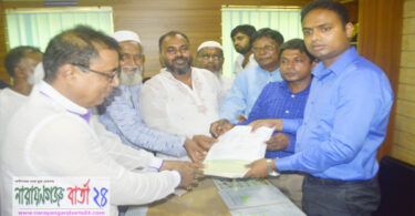 বন্দরে ভাইস চেয়ারম্যান পদে মনোনয়ন জমা দিলেন আক্তার হোসেন