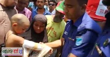 সোনারগাঁয়ে শিশুর শরীরে ব্যান্ডেজ লাগিয়ে অভিনব কায়দায় ভিক্ষা