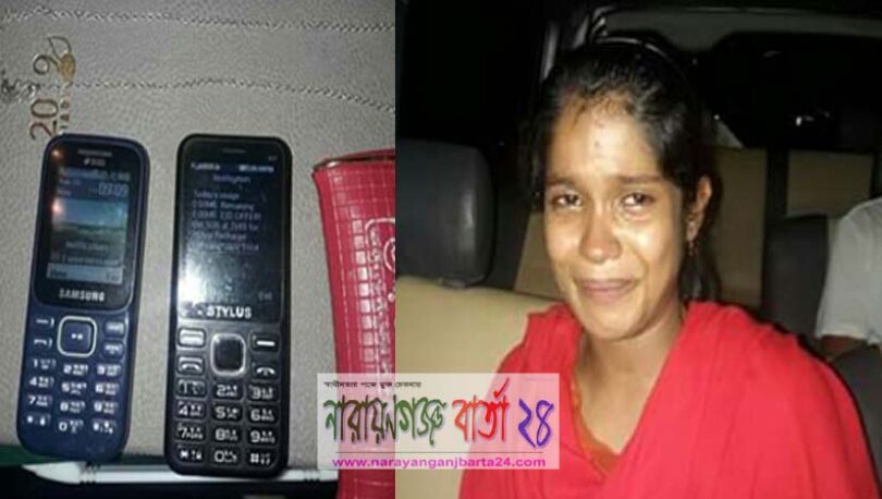 চাষাড়ায় ডিবির হাতে নারী ছিনতাইকারী আটক