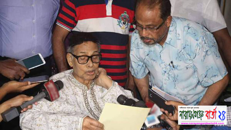 জিএম কাদের জাতীয় পার্টির ভারপ্রাপ্ত চেয়ারম্যান : এরশাদ