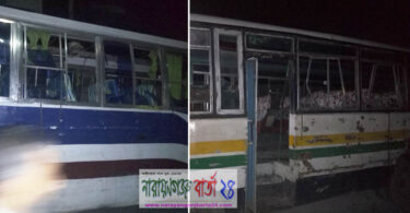 সিদ্ধিরগঞ্জে গার্মেন্ট কর্মকর্তার গায়ে থু থু ফেলায় ৪৯টি গাড়ি ভাংচুর
