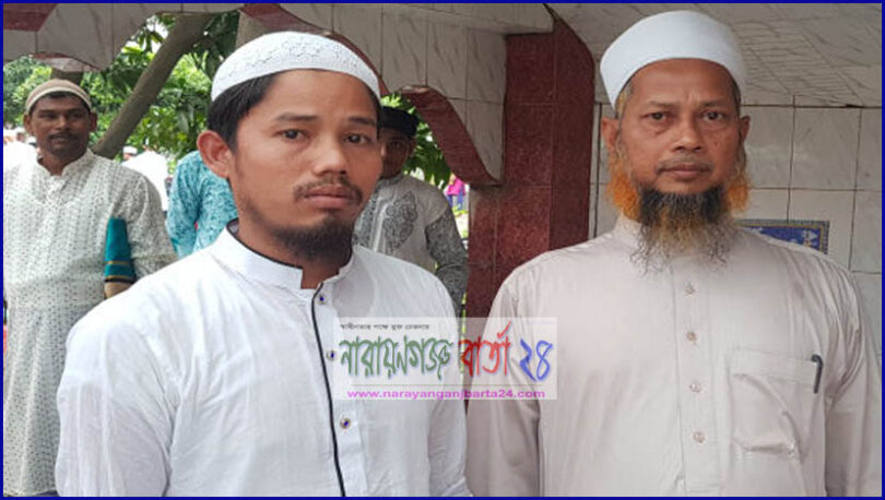 সোনারগাঁয়ে ঈদ জামাতে ঈসলাম ধর্ম গ্রহণ করলেন হিন্দু যুবক
