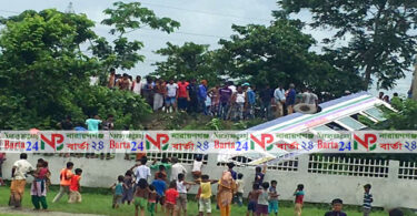 রূপগঞ্জে বাস খাদে পড়ে আহত-২৫