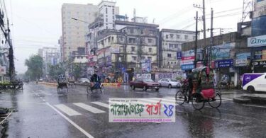 বর্ষার প্রথম বৃষ্টিতে নগরবাসীর স্বস্তি
