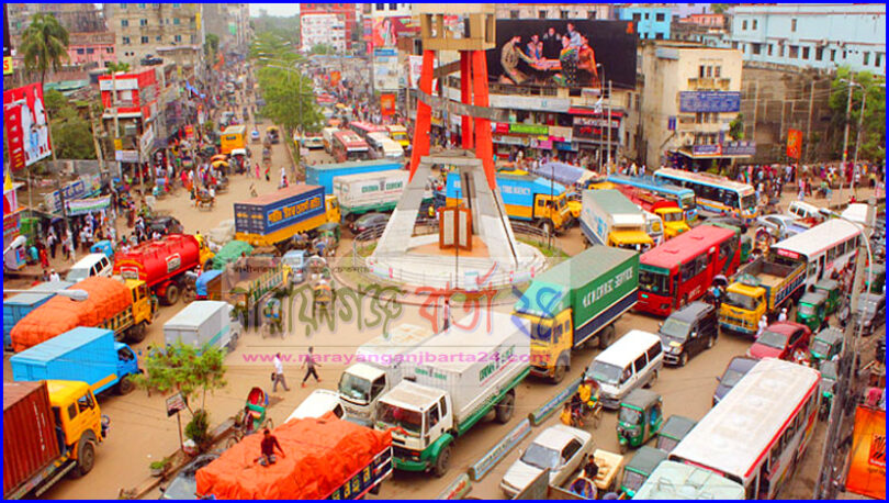 অবশেষে চাষাঢ়ায় নির্মাণ হচ্ছে ফুটওভার ব্রীজ