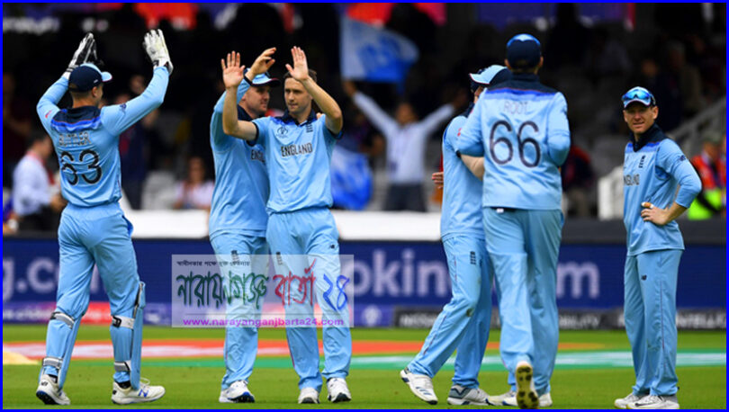 শ্বাসরুদ্ধকর ম্যাচে সুপার ওভারে বিশ্ব চ্যাম্পিয়ন ইংল্যান্ড