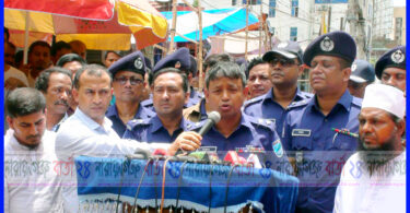প্রকৃত হকাররা বসবে হকার্স মার্কেটে : এসপি হারুন
