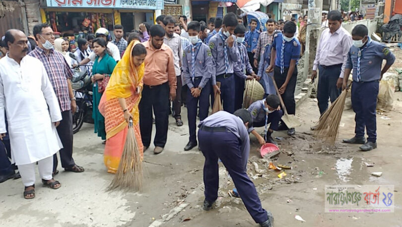 বিদ্যানিকেতনে ডেঙ্গু সচেতনামূলক র‌্যালি ও মশক নিধন অভিযান