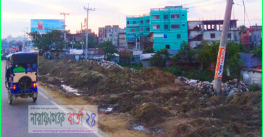 কথা রাখলেন আজাদ, ময়লার ভাগাড় হচ্ছে ফুলের বাগান