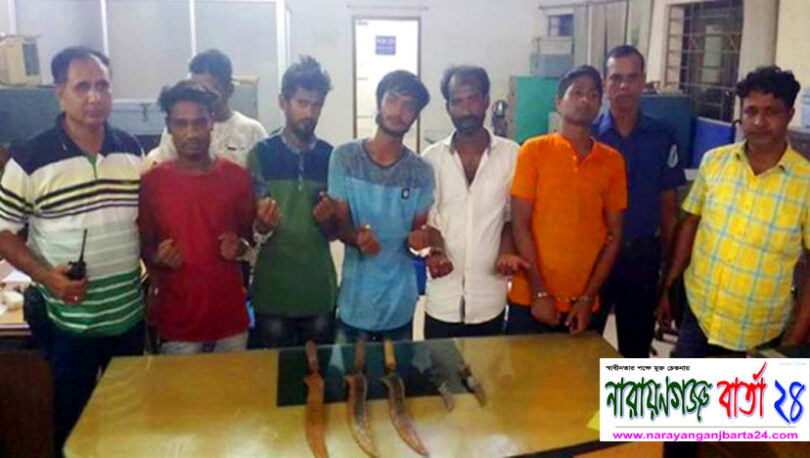 ইসদাইরে সশস্ত্র তাণ্ডবের ৫ ক্যাডার আটক