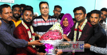 নব-নির্বাচিত মুড়াপাড়া ছাত্র সংসদের রূপগঞ্জ প্রেসক্লাবের শুভেচ্ছা