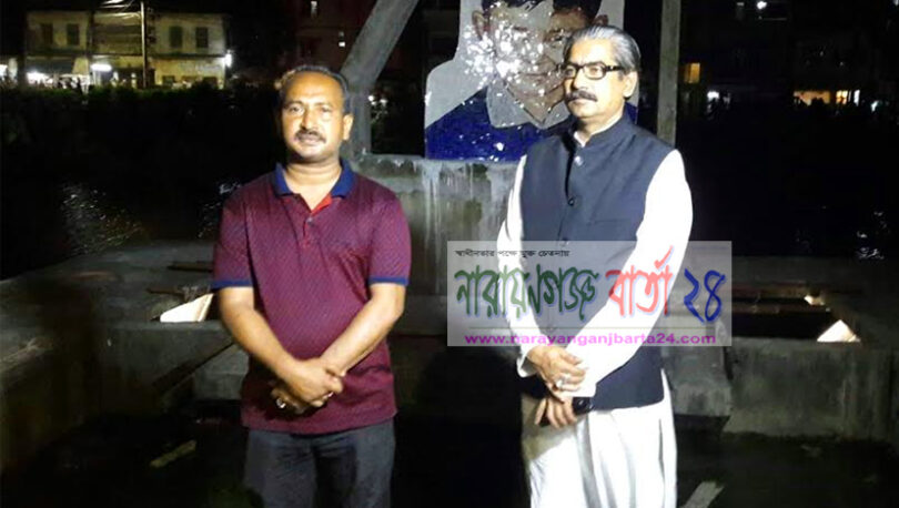 না.গঞ্জে দেখা মিলল যেন অবিকল সেই বঙ্গবন্ধু !