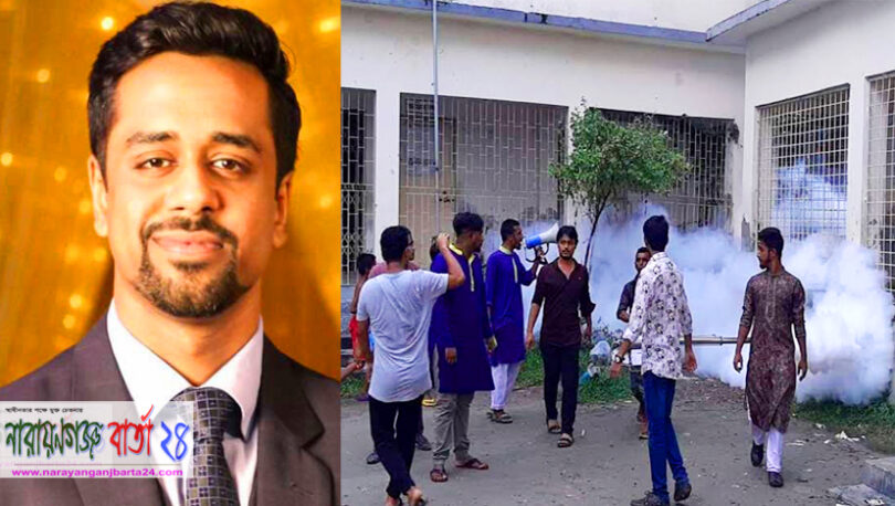 অয়ন ওসমানের উদ্যোগে ২৫ নং ওয়ার্ডে মশক নিধন