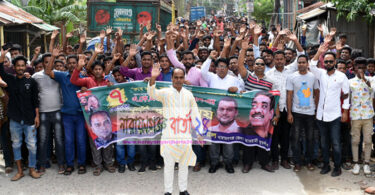 সানোয়ার হোসেন জুয়েলের নেতৃত্বে শামীম ওসমানের সমাবেশে যোগদান