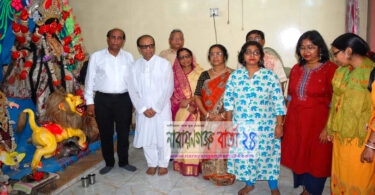 না.গ‌ঞ্জের নাগ মহাশয় আশ্রম পরিদর্শন করলেন বিচারপতি সৌমেন্দ্র