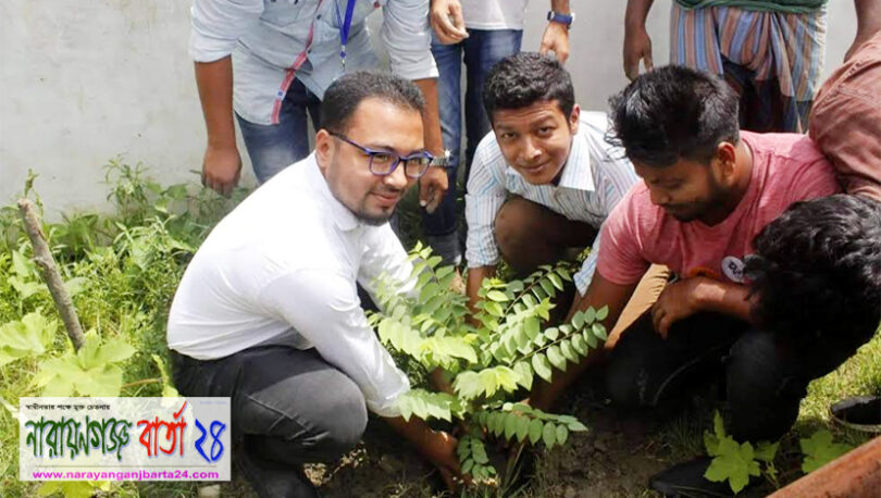 একতা ব্লাড ফাউন্ডেশনের উদ্যোগে বৃক্ষরোপন কর্মসূচী