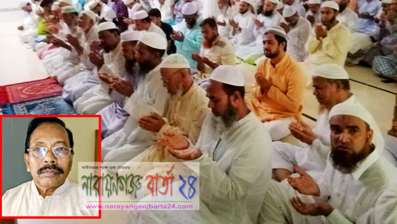 খান মাসুদের উদ্যোগে এমএ রশিদের সুস্থ্যতা কামনায় দোয়া