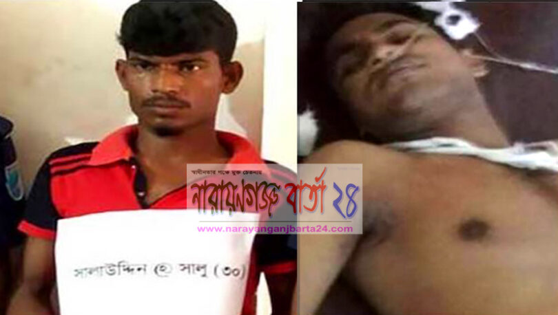 শীর্ষ মাদক ব্যবসায়ী সালাউদ্দিন গ্রেফতার, গুলিবিদ্ধ-১