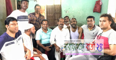 যুবলীগ নেতা জুয়েলের শয্যা পাশে আহাম্মদ আলী রেজা উজ্জল