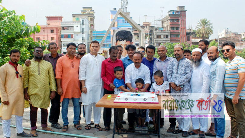যুবলীগ নেতা উজ্জলের উদ্যোগে শেখ রাসেলের জন্মদিন পালন