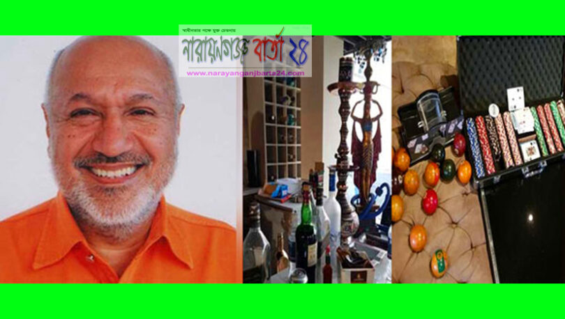 আজিজ মোহাম্মদের বাসায় অভিযান, মাদক-ক্যাসিনো সরঞ্জাম উদ্ধার