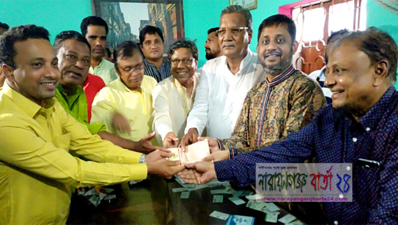 সোনারগাঁয়ের ৩১টি দুর্গাপূজা মন্ডপে অনুদান দিয়েছেন ডা. বিরু