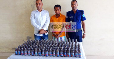 না.গঞ্জে পুলিশি অভিযানে ফেনসিডিলসহ গ্রেফতার
