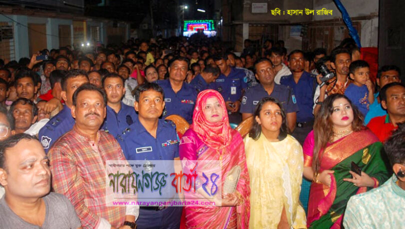 পূজামন্ডপে মানুষের উপস্থিতি প্রমাণ করে দুর্গোৎসব চলছে : এসপি হারুন