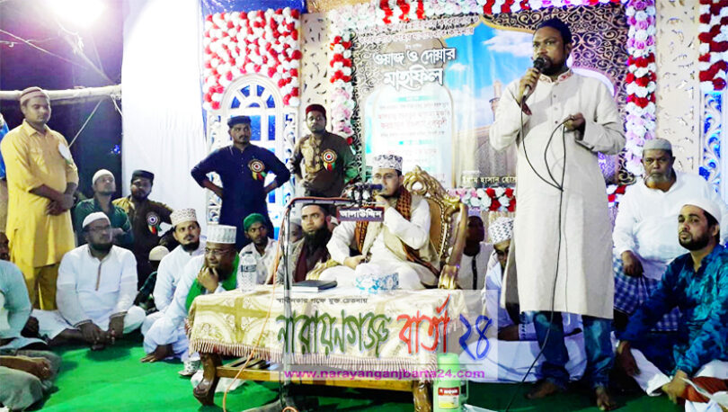 রাসুল (সা:) কে নিয়ে কেউ কটুক্তি করলে আমরা বসে থাকব না : খান মাসুদ