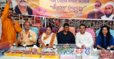 শ্রী শ্রী রাধাকৃষ্ণ মন্দিরে আলোচনা সভা ও সাংস্কৃতিক অনুষ্ঠান