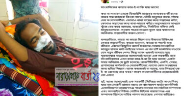 সাংবা‌দি‌কের কান্নায় কা‌র-ই-বা কি যায় আ‌সে !