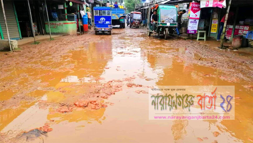 কেওঢালা টু অলিপুরা সড়কের বেহাল দশা, জনদূর্ভোগে সাধারন মানুষ
