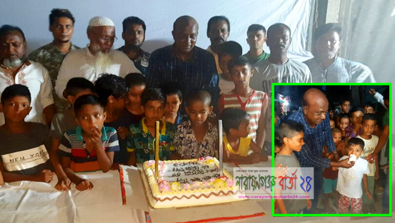 ১৩ নং ওয়ার্ড স্বেচ্ছাসেবক লীগের উদ্যোগে শেখ রাসেলের জন্মদিন পালিত