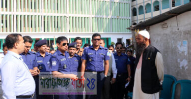 রূপগঞ্জ ইউ‌পি নির্বাচ‌নে কেন্দ্র প‌রির্দশ‌নে এস‌পি হারুন