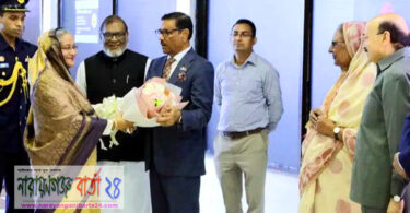 সফর শেষে দেশে ফিরেছেন প্রধানমন্ত্রী শেখ হাসিনা
