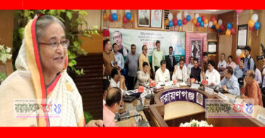 ভূলতা ফ্লাইওভার উদ্বোধন করেছেন প্রধানমন্ত্রী শেখ হাসিনা