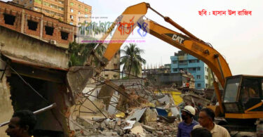 ২য় দিনে থান কাপড় মার্কেট উচ্ছেদ, ১ কি.মি জমি দখলমুক্ত