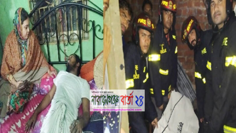 ‘চোখের সামনে পুড়ল স্ত্রী, তবুও বাঁচাতে পারলাম না’