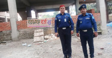 বন্দর থানার নির্মানাধীন ভবন পরিদর্শন করলেন এসপি বাশার
