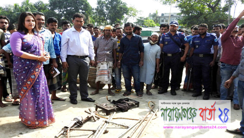 রূপগঞ্জে অবৈধ গ্যাস সংযোগ বিচ্ছিন্ন, ৫ জনকে জেল-জরিমানা