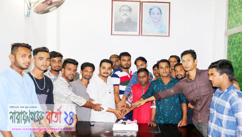 সো‌হেল আহাম্মদের উ‌দ্যো‌গে যুবলীগের প্রতিষ্ঠা বার্ষিকী উদযাপন