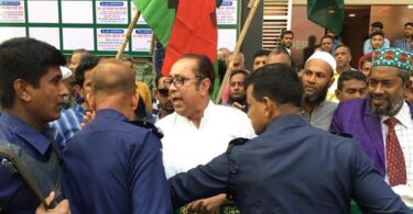 মানবাধিকার দিবসে বিএনপি’র সমাবেশে পুলিশের বাধা