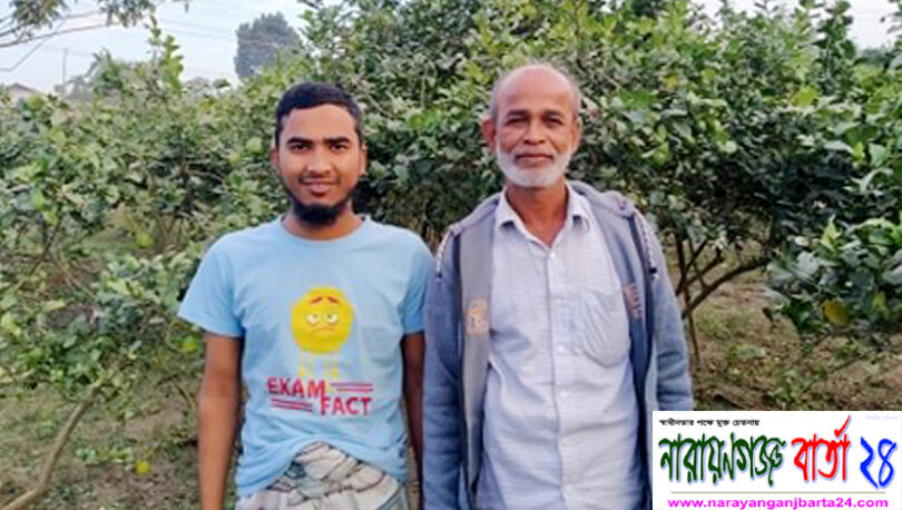 লেবু চাষে সফল বৃক্ষ প্রেমি আব্দুস সাত্তার