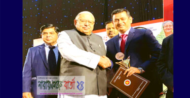 সিআইপি পুরস্কার পেলেন সেলিম ওসমানের জামাতা অপূর্ব