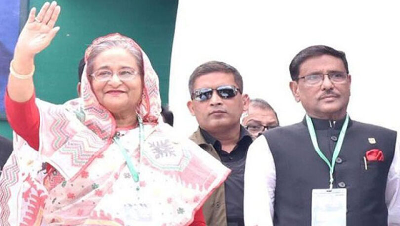 ফের আওয়ামী লীগের সভাপতি শেখ হাসিনা, সম্পাদক কাদের
