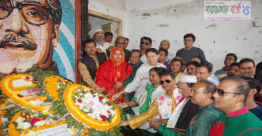 বিজয় দিবসে বঙ্গবন্ধুর প্রতিকৃতিতে মেয়র আইভীর পুষ্পস্তবক অর্পণ