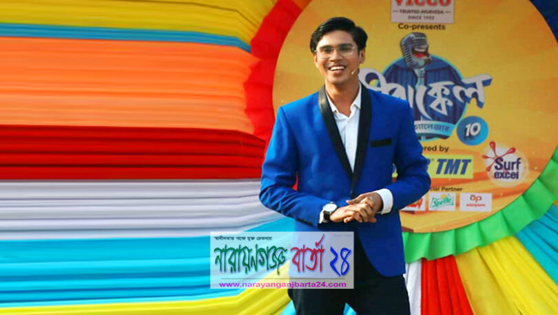 কলকাতায় কমেডি শো মাতাচ্ছে নারায়ণগঞ্জের রাশেদ