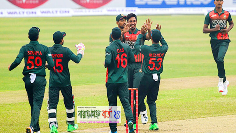 ওয়েস্ট ইন্ডিজের বিপক্ষে বাংলাদেশের হ্যাটট্রিক সিরিজ জয়