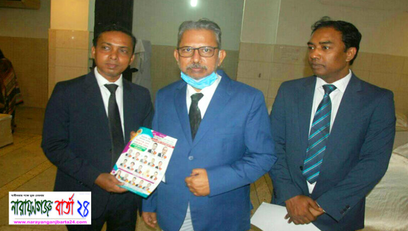 আইনজীবী নির্বাচনে সহ-সভাপতি প্রার্থী বরুন চন্দ্র শেষ দিনের প্রচারণায় ব্যস্ত