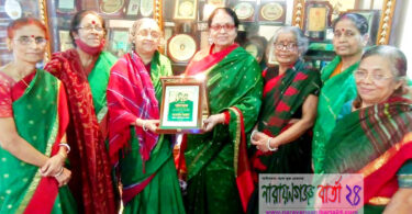 ফরিদা আক্তারকে সংবর্ধনা দিলেন জেলা মহিলা মুক্তিযোদ্ধা